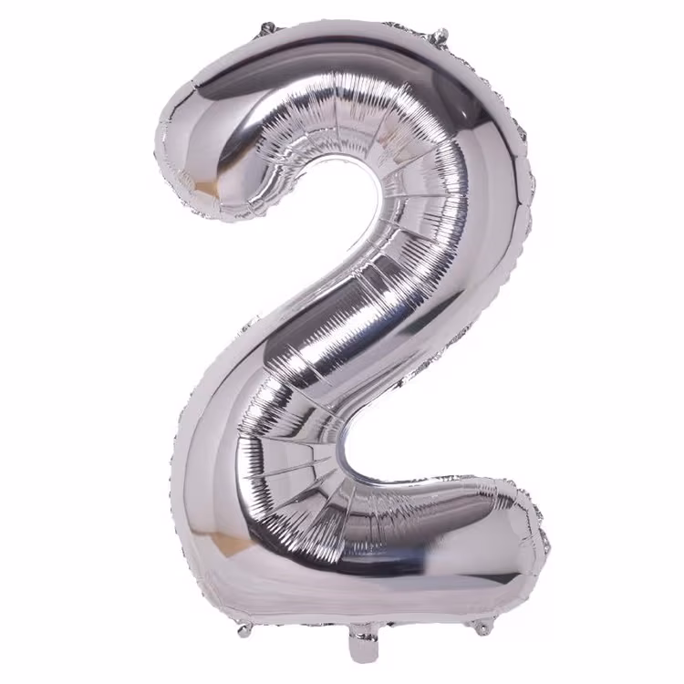 Gümüş 2 Folyo Balon