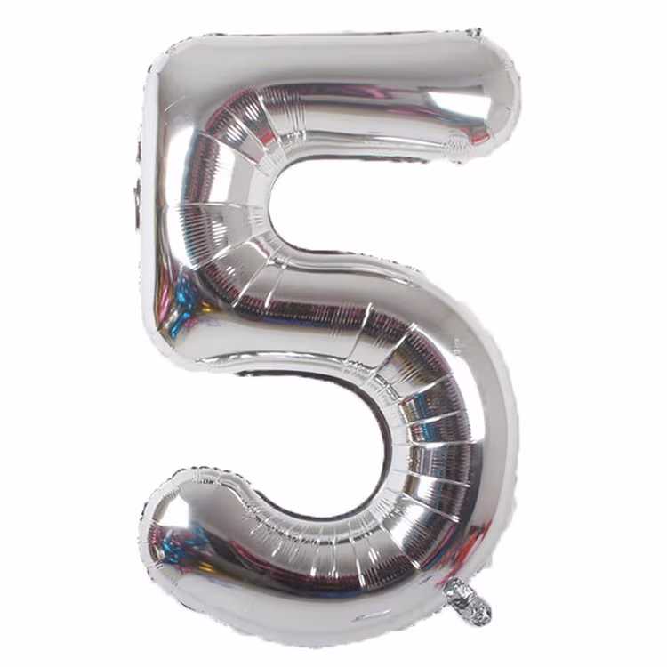 Gümüş 5 Folyo Balon