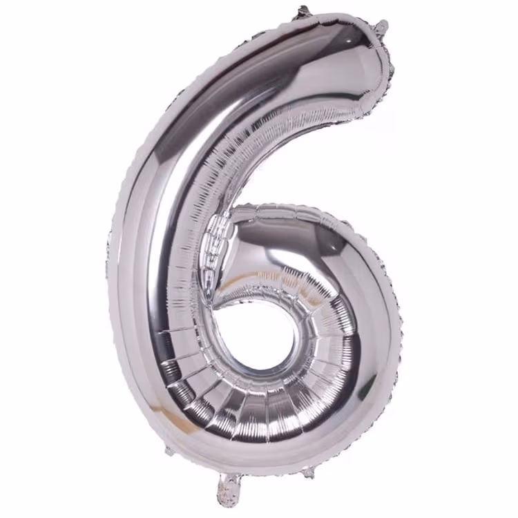 Gümüş 6 Folyo Balon