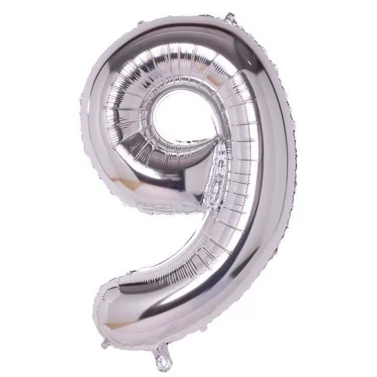 Gümüş 9 Folyo Balon