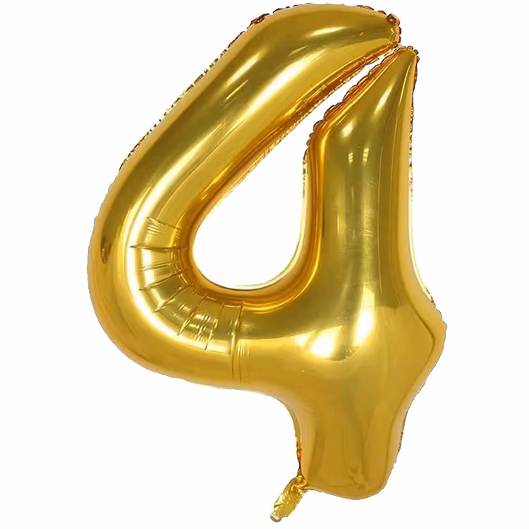 Gold 4 Folyo Balon