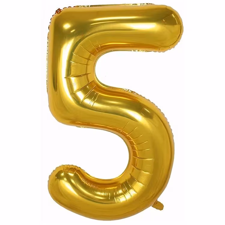 Gold 5 Folyo Balon
