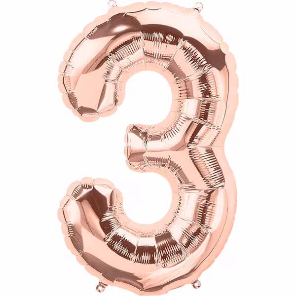 Rose Gold 3 Folyo Balon