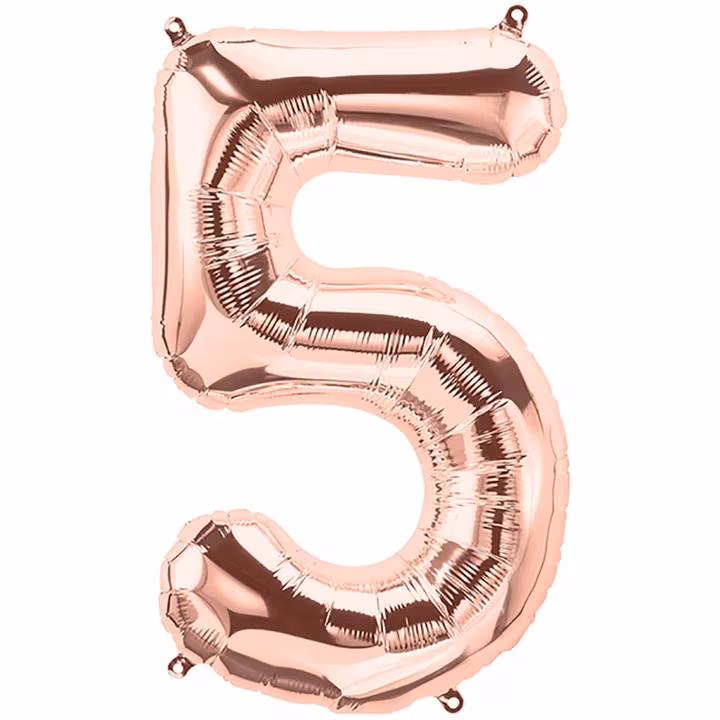 Rose Gold 5 Folyo Balon