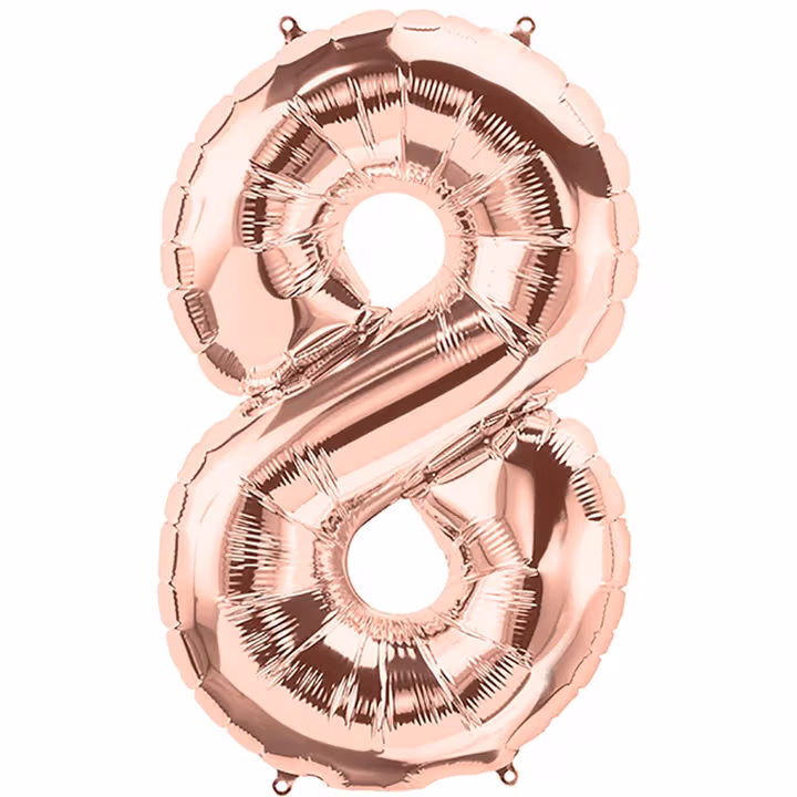Rose Gold 8 Folyo Balon