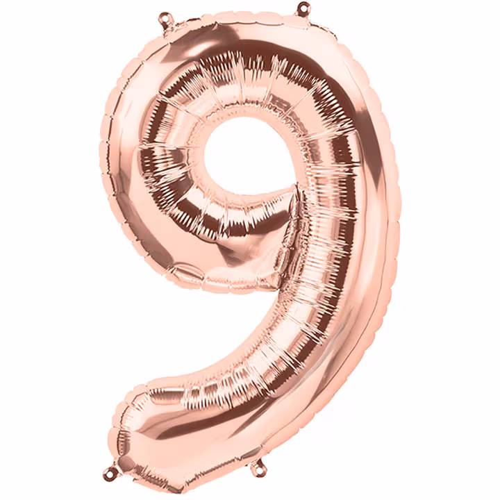 Rose Gold 9 Folyo Balon