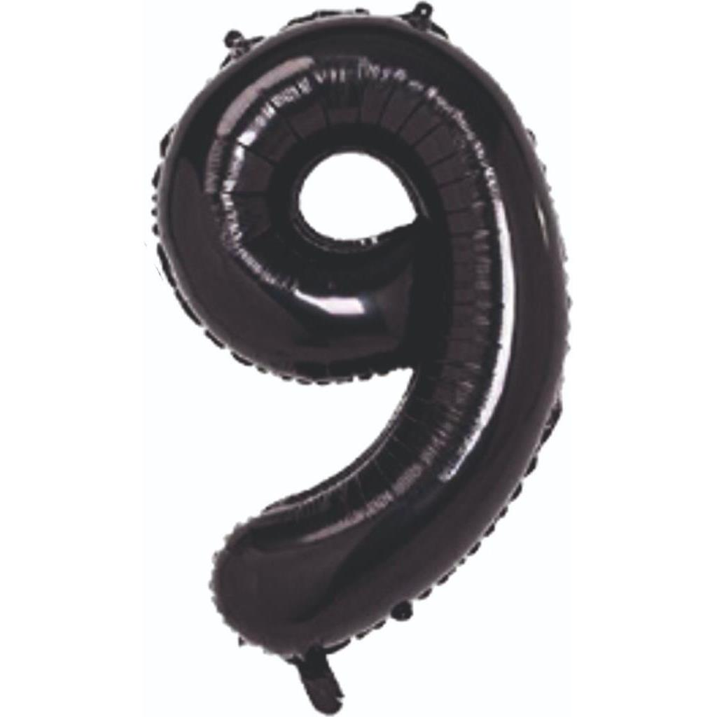 Siyah 9 Folyo Balon