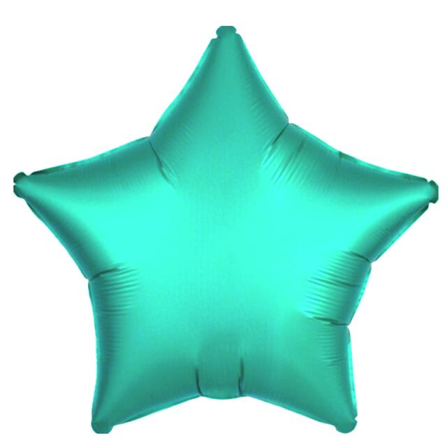 Yeşil Yıldız Folyo Balon 18''