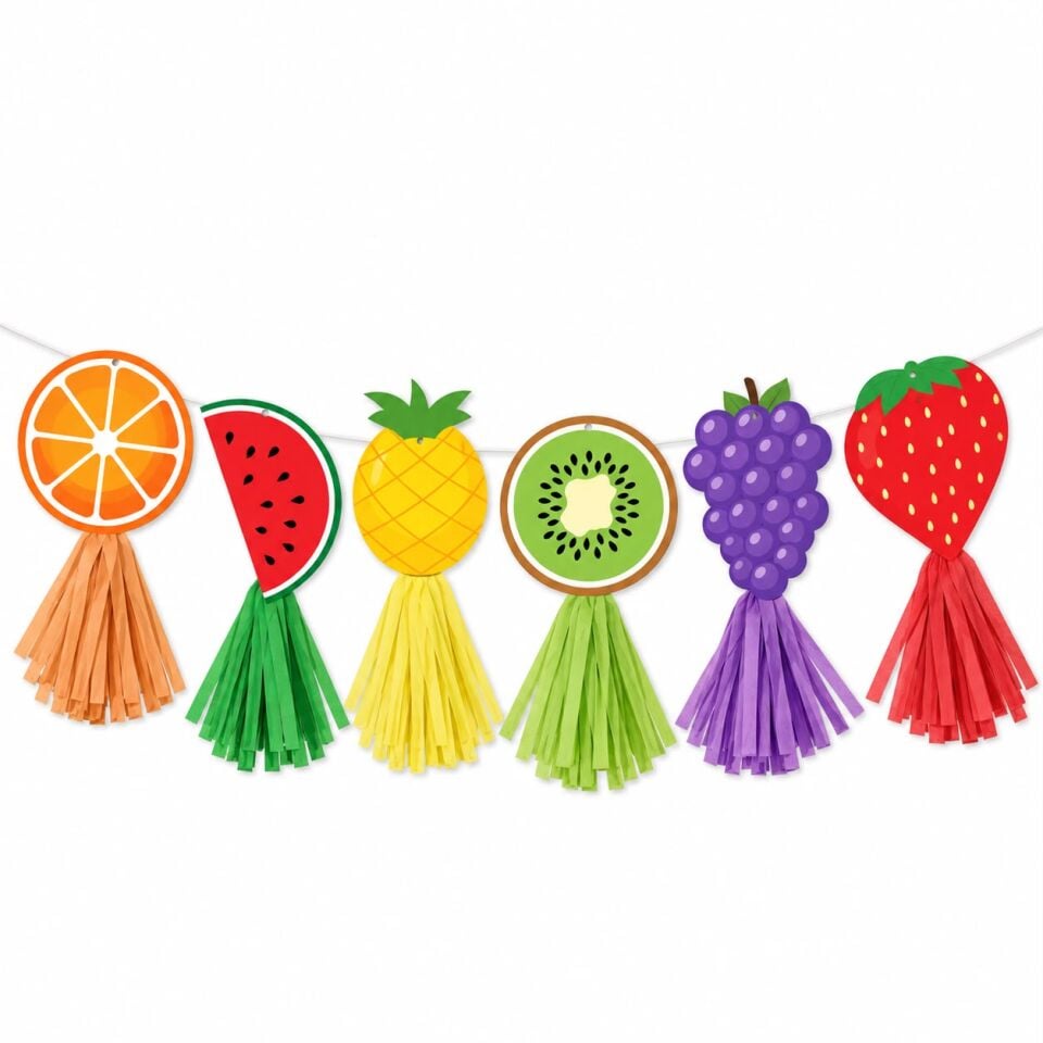 Meyve Temalı Dekoratif Banner