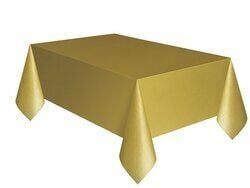 Gold Plastik Masa Örtüsü 120 x 180 cm