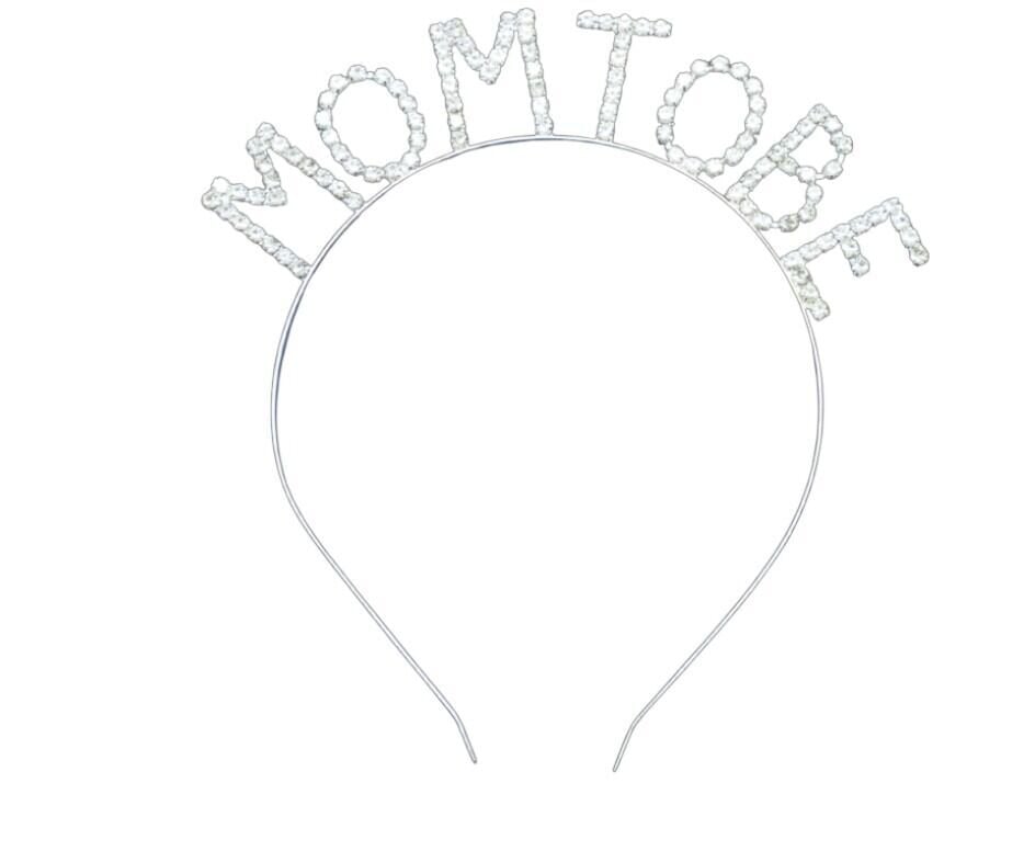 Mom to Be Taşlı Taç Gümüş