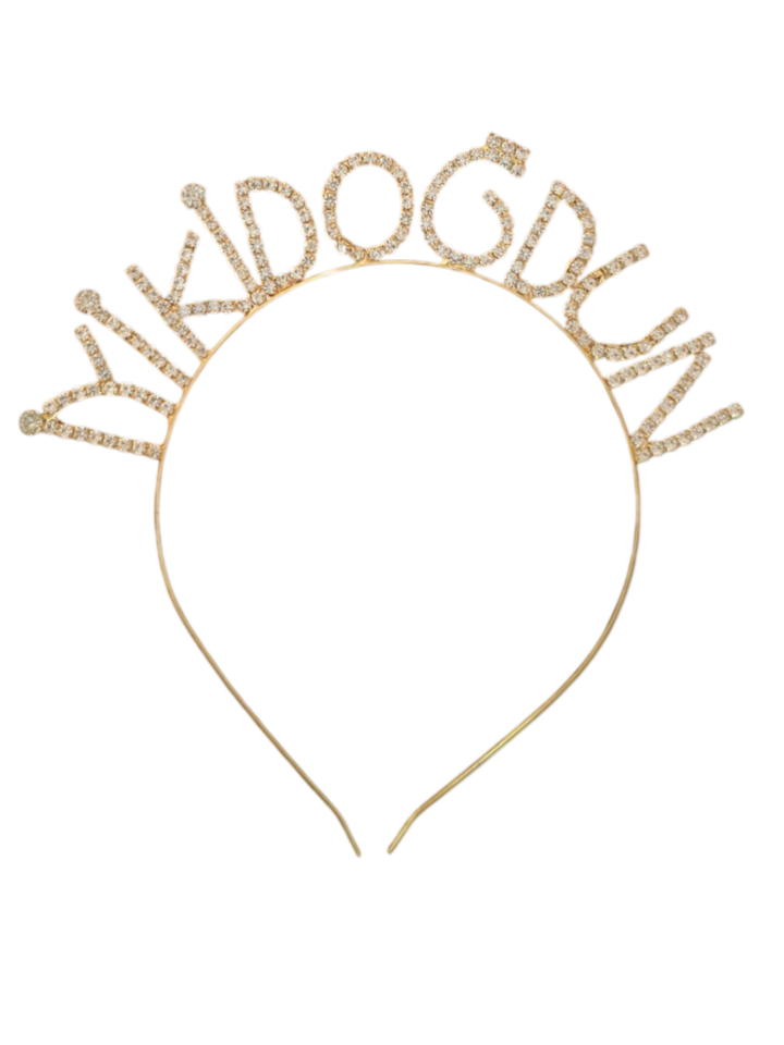 İyi Ki Doğdun Taşlı Taç Gold