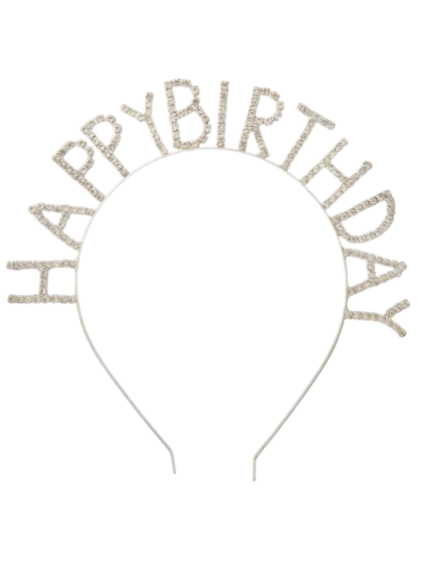 Happy Bırthday Taşlı Taç Gümüş