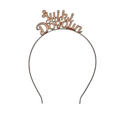 İyi ki Doğdun Metal Taç Rose Gold