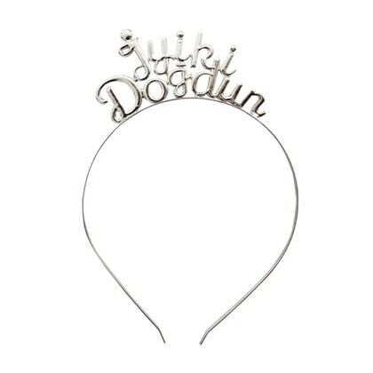 İyi ki Doğdun Metal Taç Gümüş