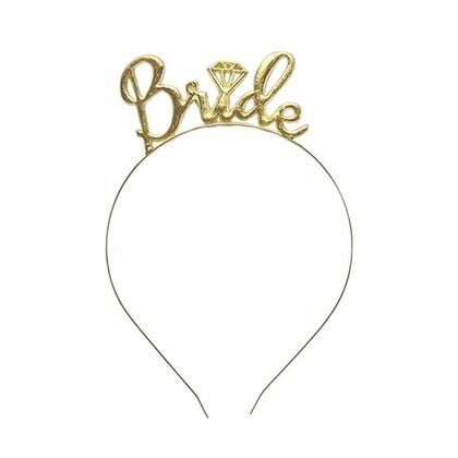Bride Metal Taç Gold