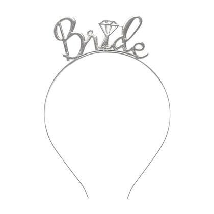 Bride Metal Taç Gümüş