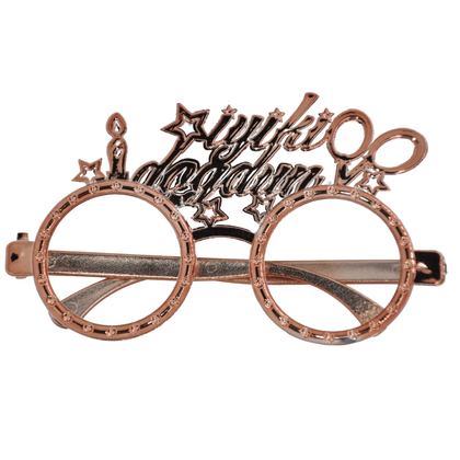 İyi ki Doğdun Mika Gözlük Rose Gold