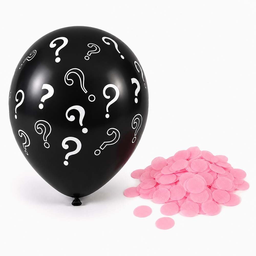 Cinsiyet Balonu Soru İşareti Pembe 24''