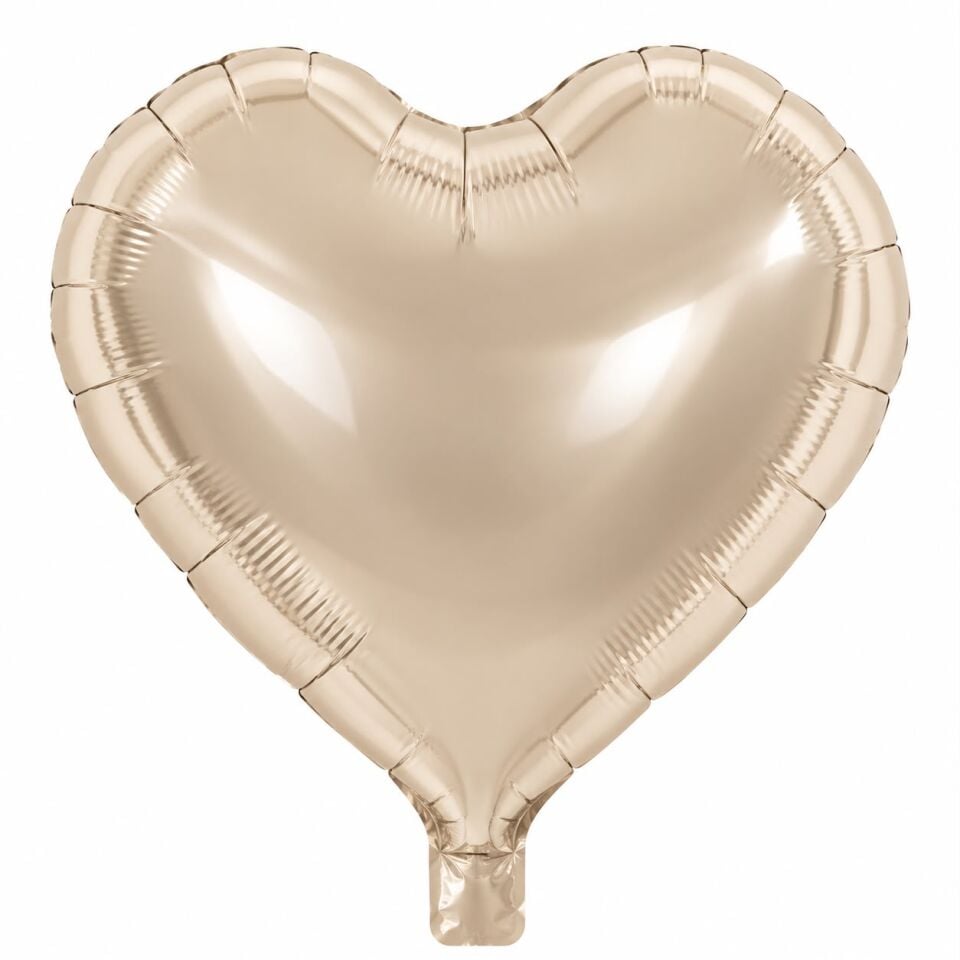 Bej Kalp Folyo Balon 18''