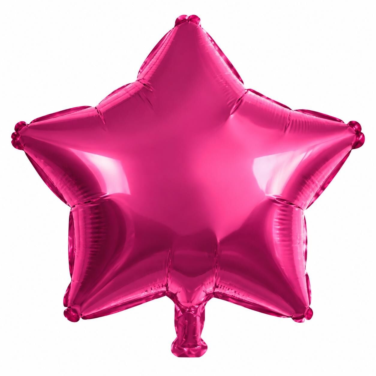 Fuşya Yıldız Folyo Balon 18''