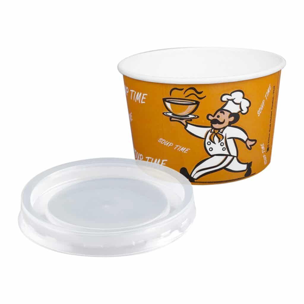 16 OZ KAPAKLI ÇORBA KASE 25 ADET