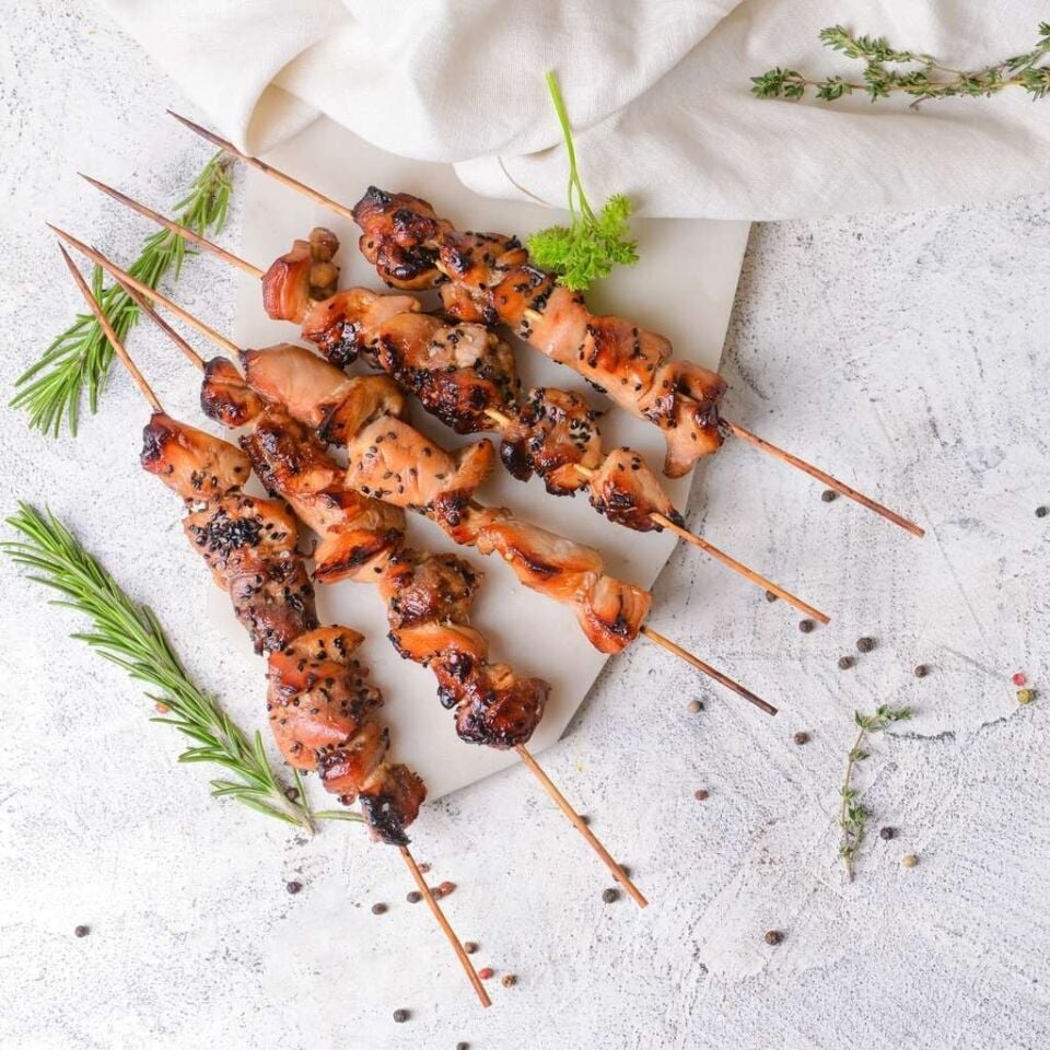 15 cm Bambu Çöp Şiş 100 Adet