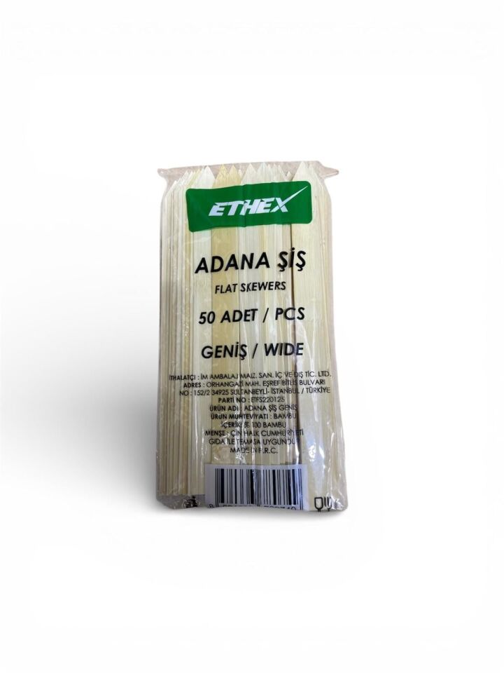 BAMBU GENİŞ ADANA ŞİŞ 50 ADET
