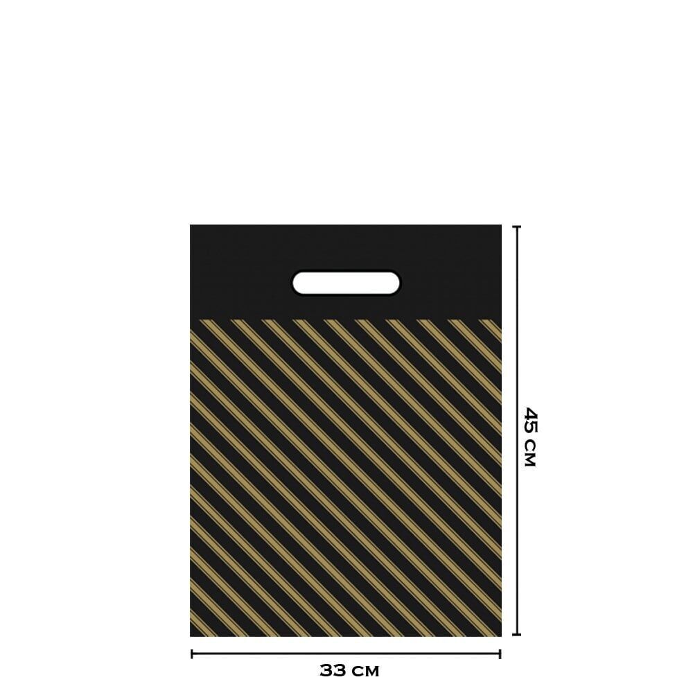 NO:3 SİYAH TAKVİYELİ  POŞET 33X45 50 ADET