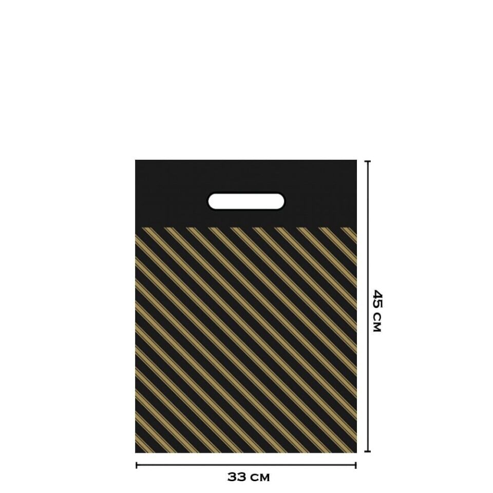 NO:3 SİYAH TAKVİYELİ  POŞET 33X45 50 ADET