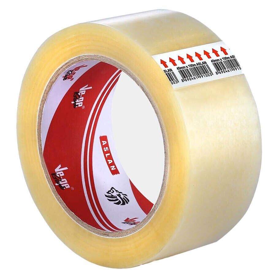 VE-GE ŞEFFAF ASLAN KOLİ BANDI 45X100MT