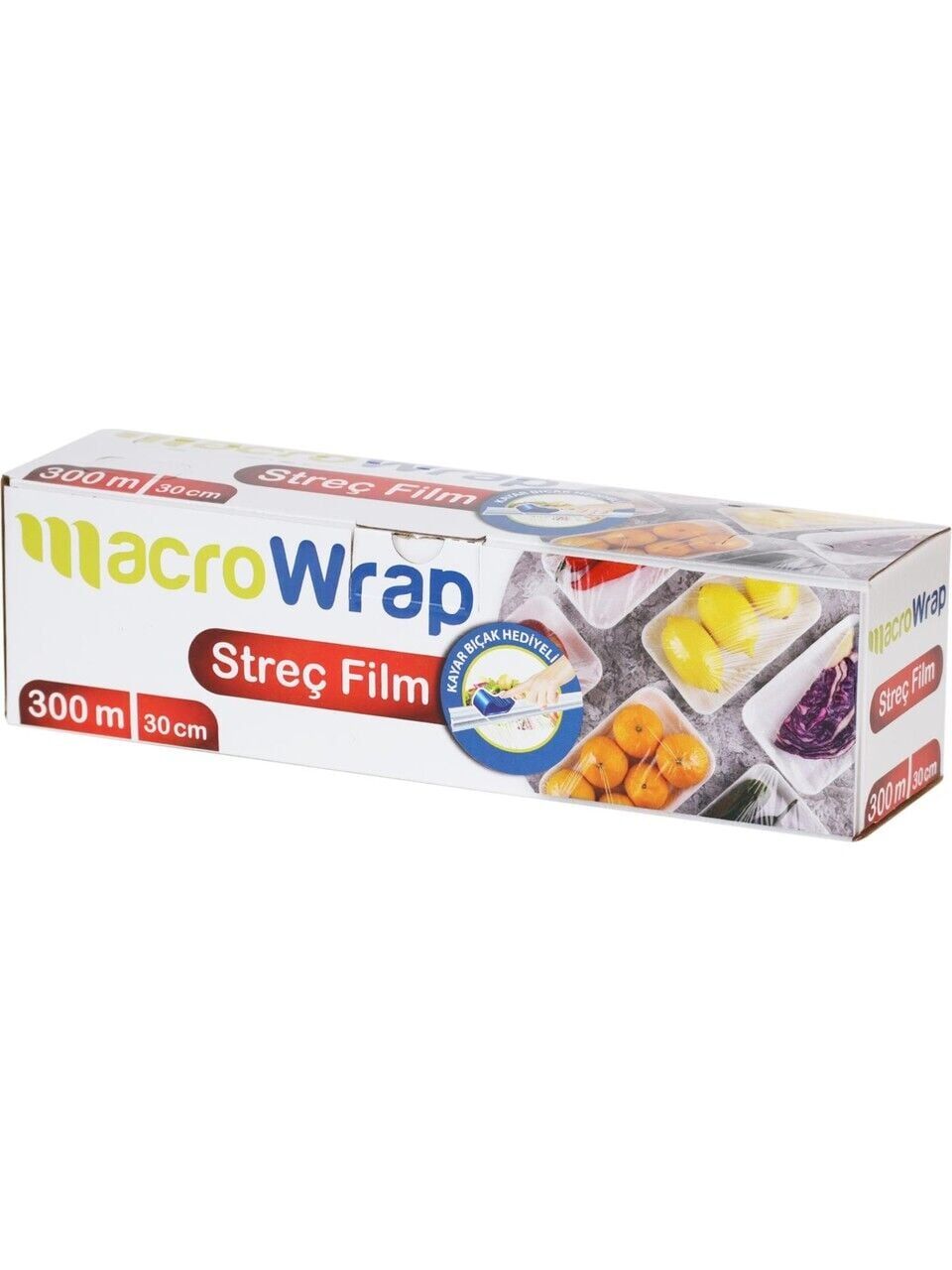 MAKRO WRAP KUTULU STREÇ FİLM 30X300 MT