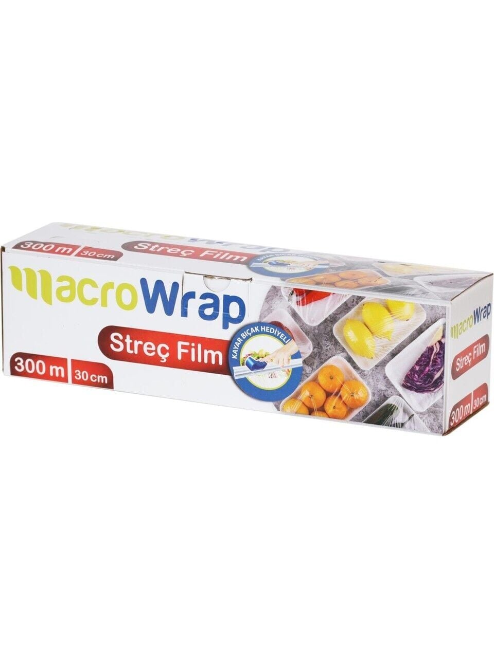 MAKRO WRAP KUTULU STREÇ FİLM 30X300 MT
