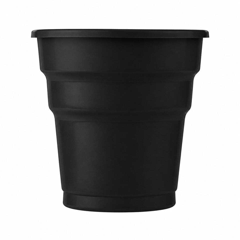 Plastik Meşrubat Bardağı Siyah 25 Adet