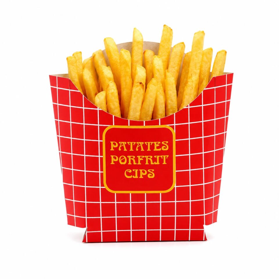 Patates Cips Kutusu 50 Adet