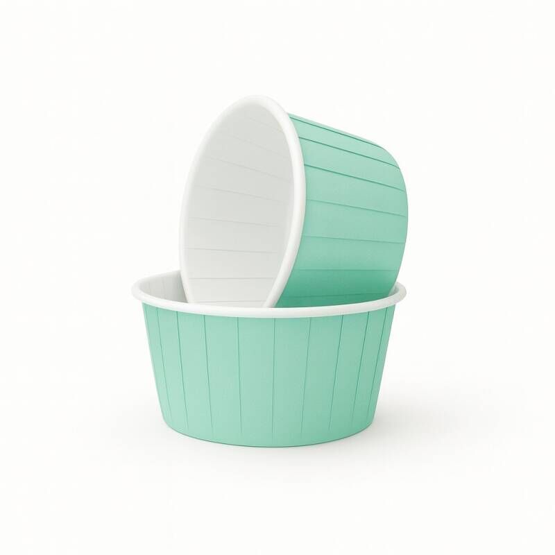 Muffin Kek Kapsülü Mint Yeşili 50 Adet