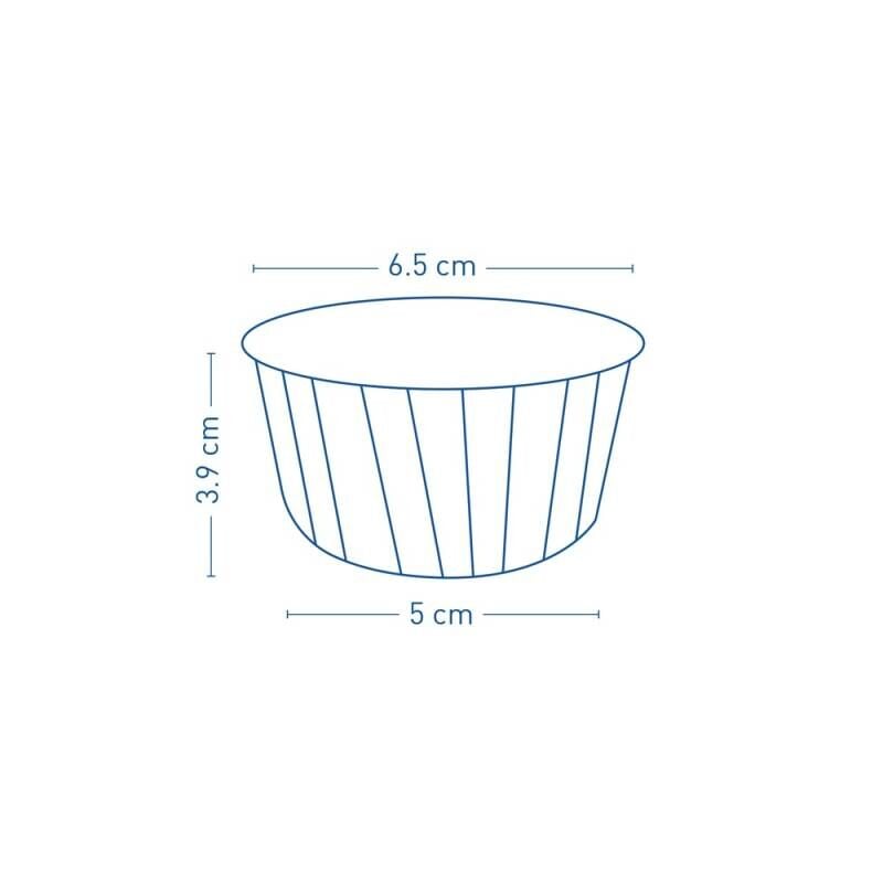 Muffin Kek Kapsülü Kelebek Desenli 50 Adet