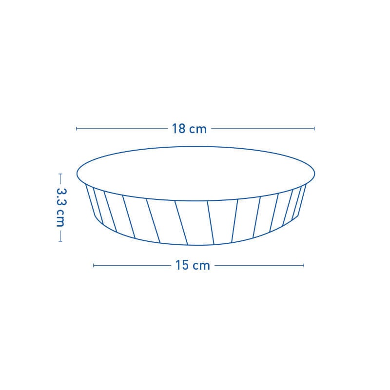 Muffin Kek Kapsülü Yuvarlak Kraft Desenli 25 Adet