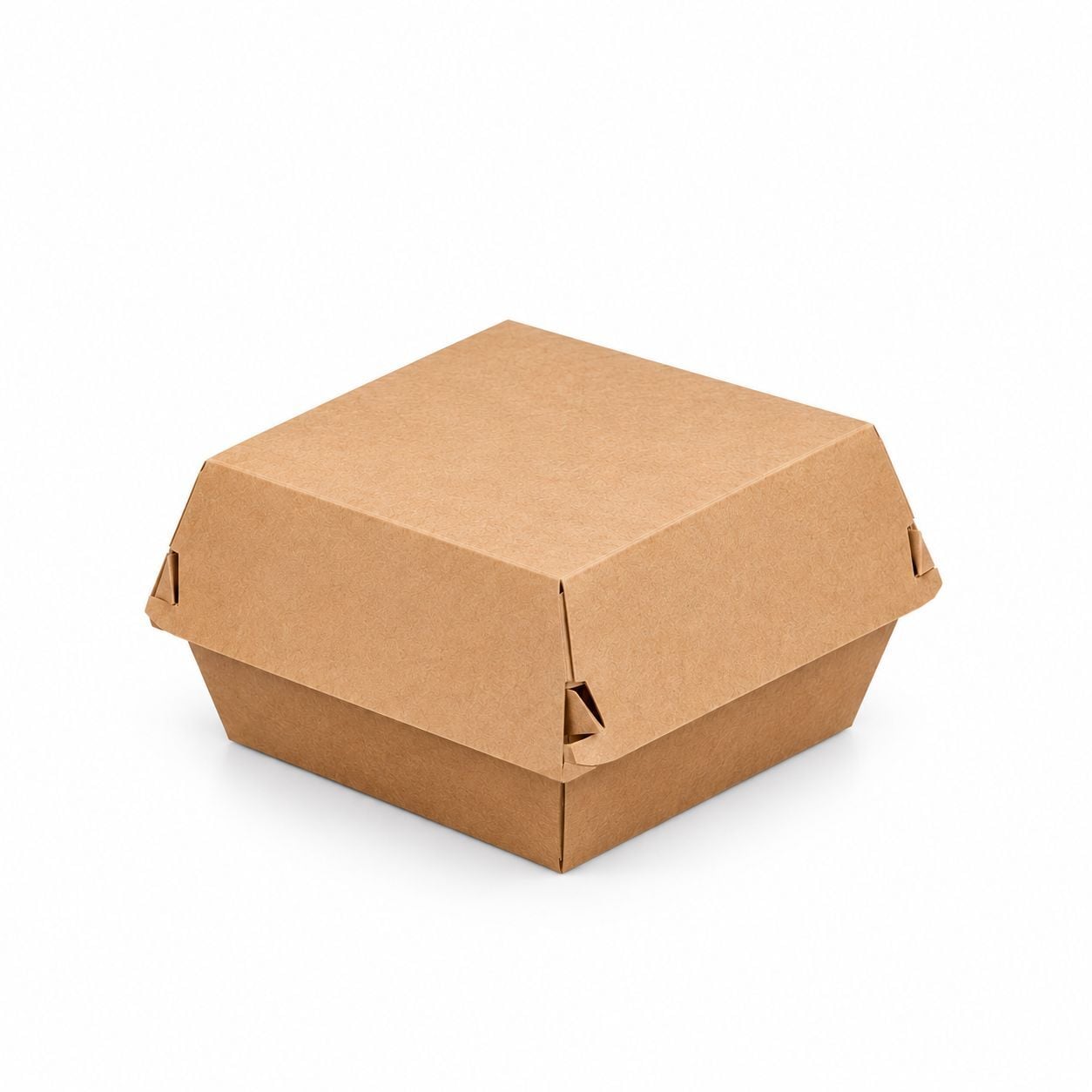 Kraft Karton Hamburger Kutusu 12x12x9 cm