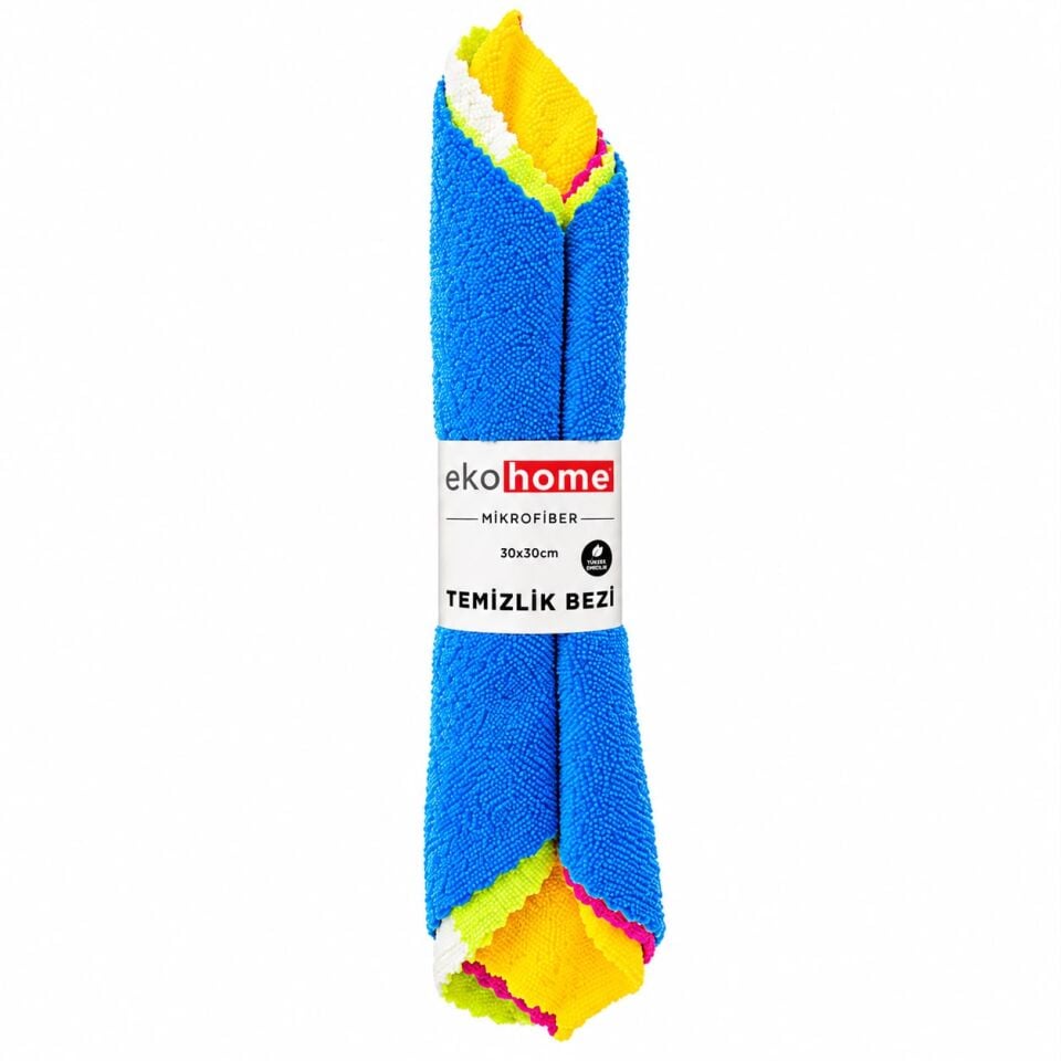 Eko Mikrofiber Temizlik Bezi 4lü