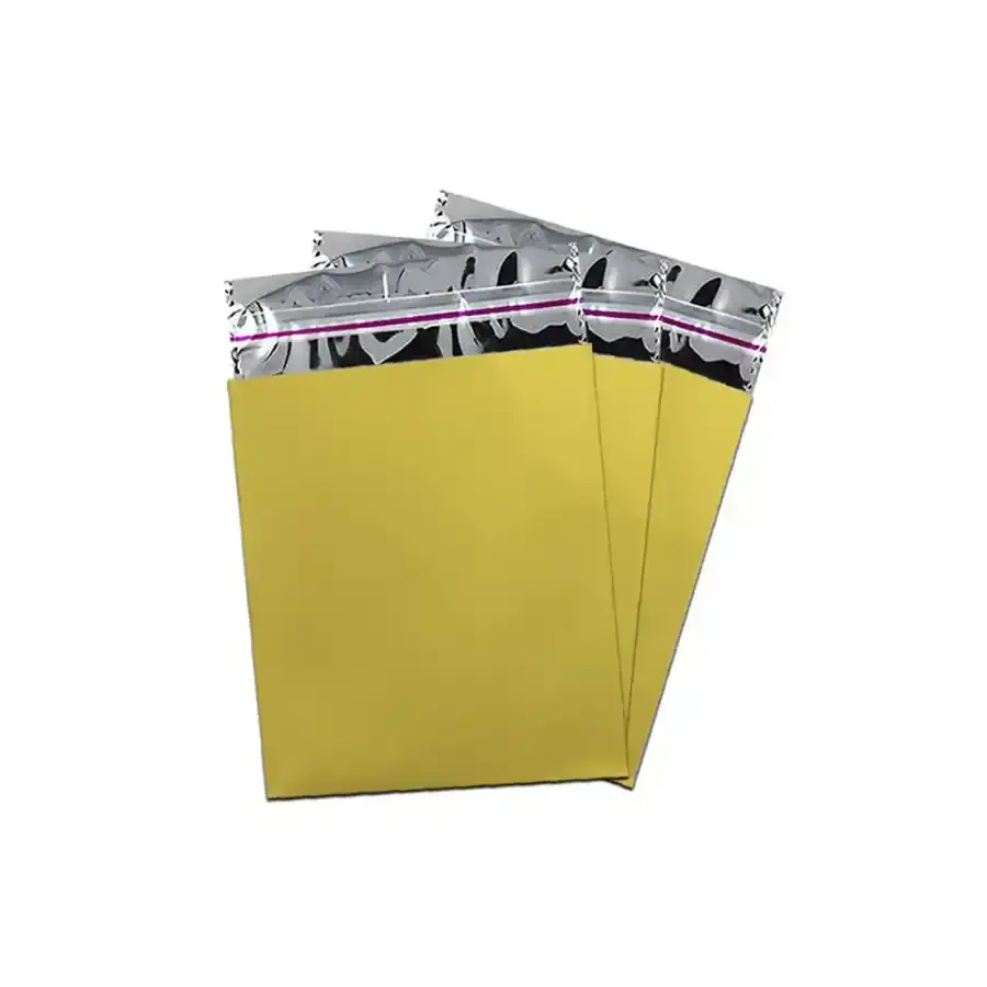 Altın Lüks Bantlı Metalize Poşet 15x25
