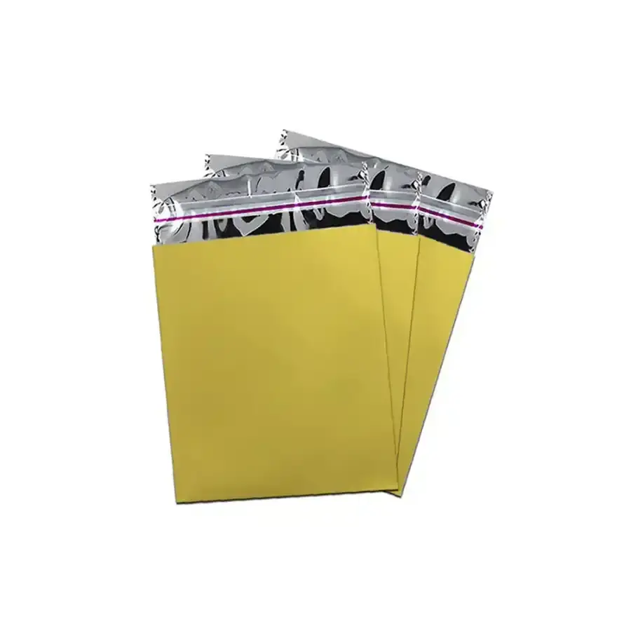 Altın Lüks Bantlı Metalize Poşet 12x17