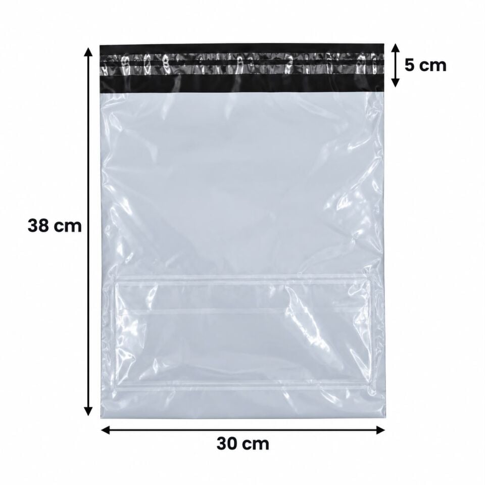 30x38 cm Cepli Kargo Poşeti 100 Adet