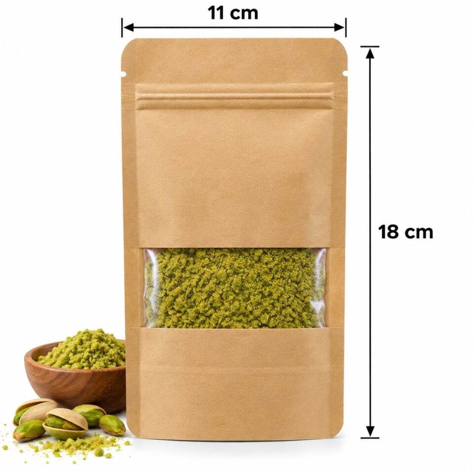 11x18 cm Pencereli Doypack 25 Adet