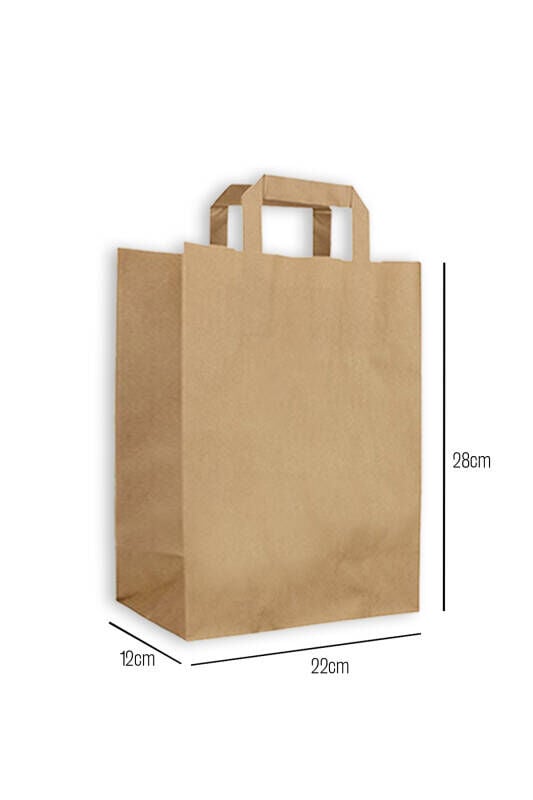Kraft Çanta 22*28*12 cm 25 Adet