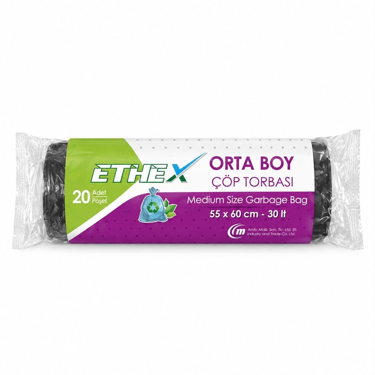 Ethex Orta Boy Çöp Torbası