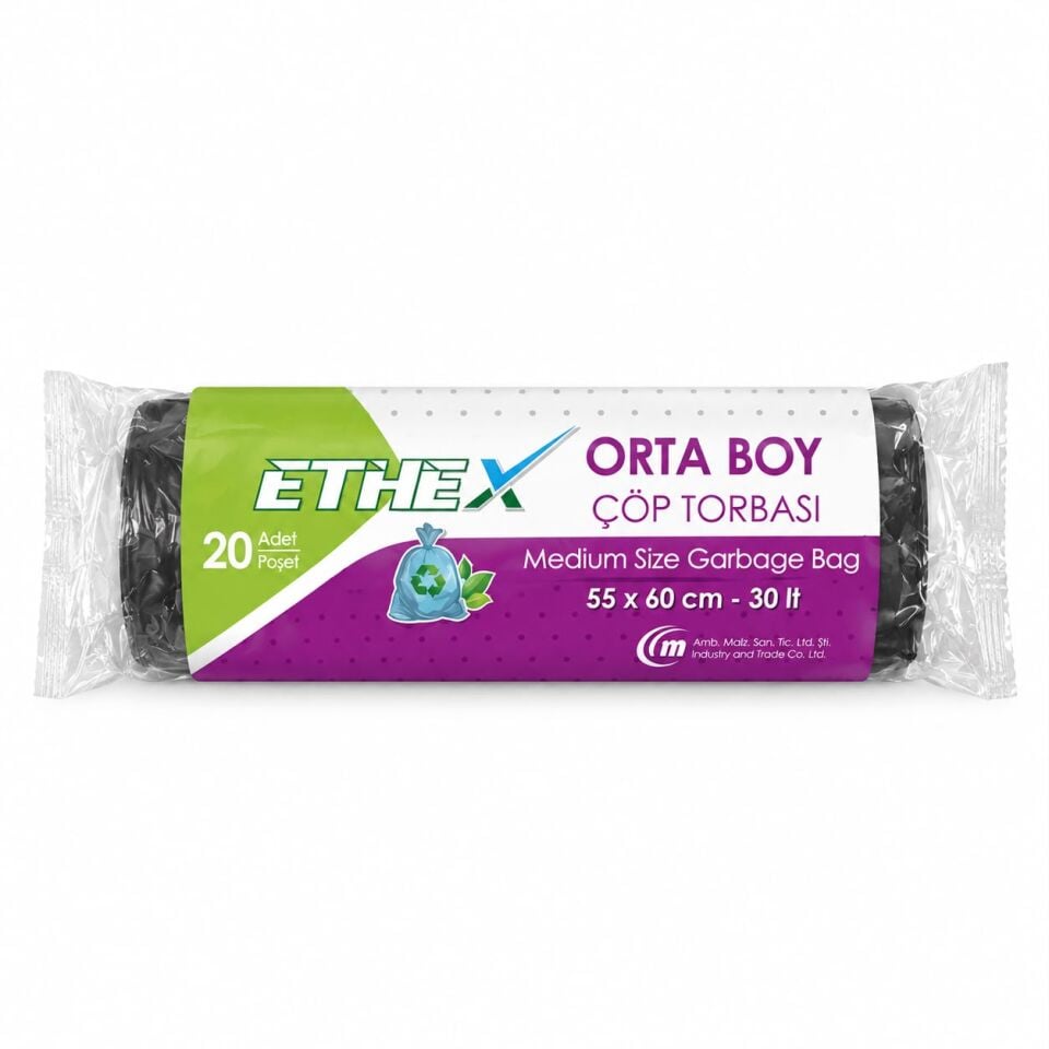 Ethex Orta Boy Çöp Torbası