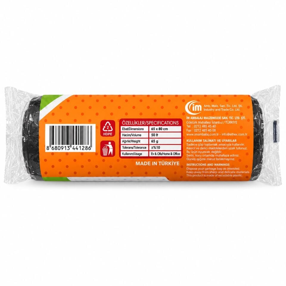 Ethex Büyük Boy Çöp Torbası