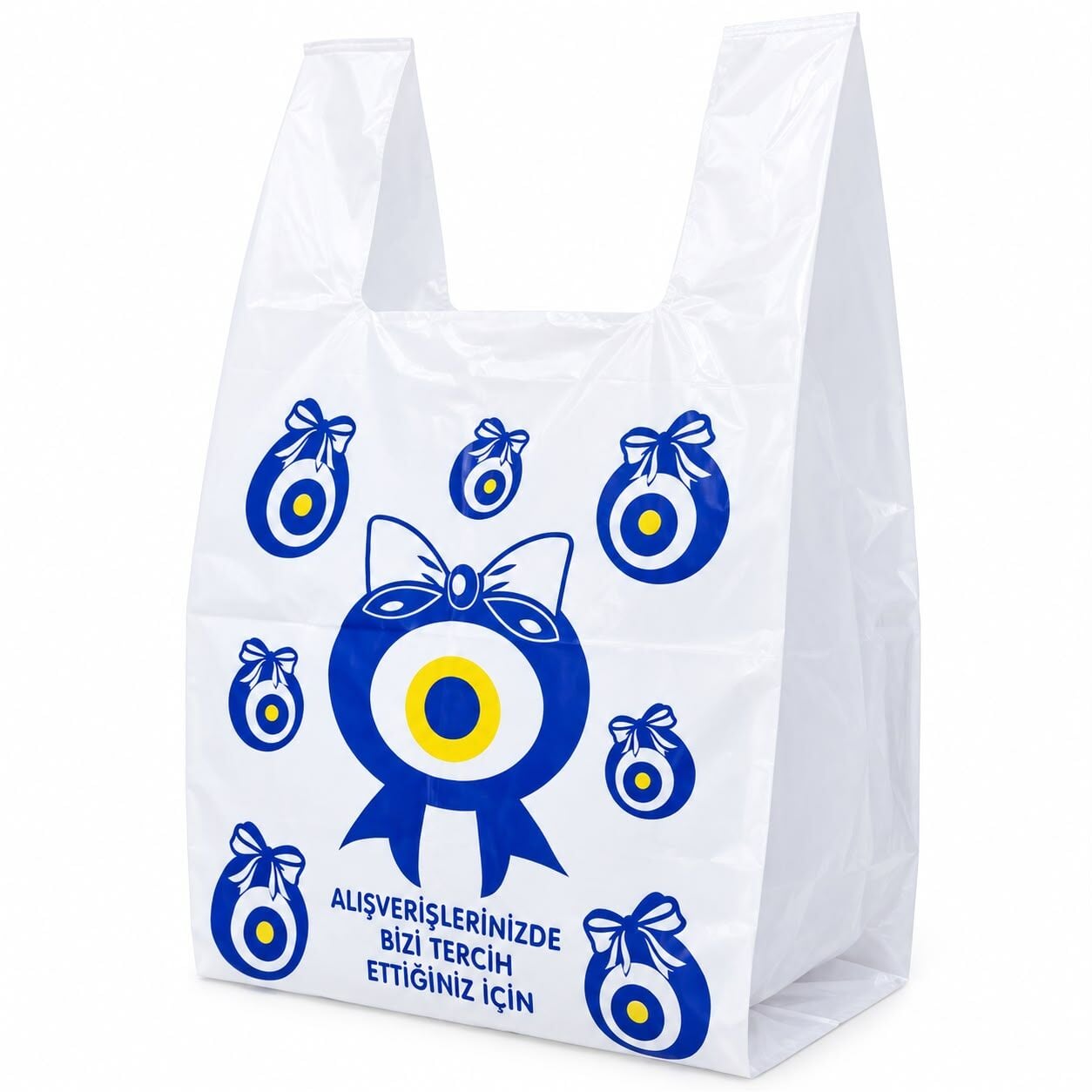 Nazar Boncuk Baskılı Atlet Poşet Küçük Boy 1 kg