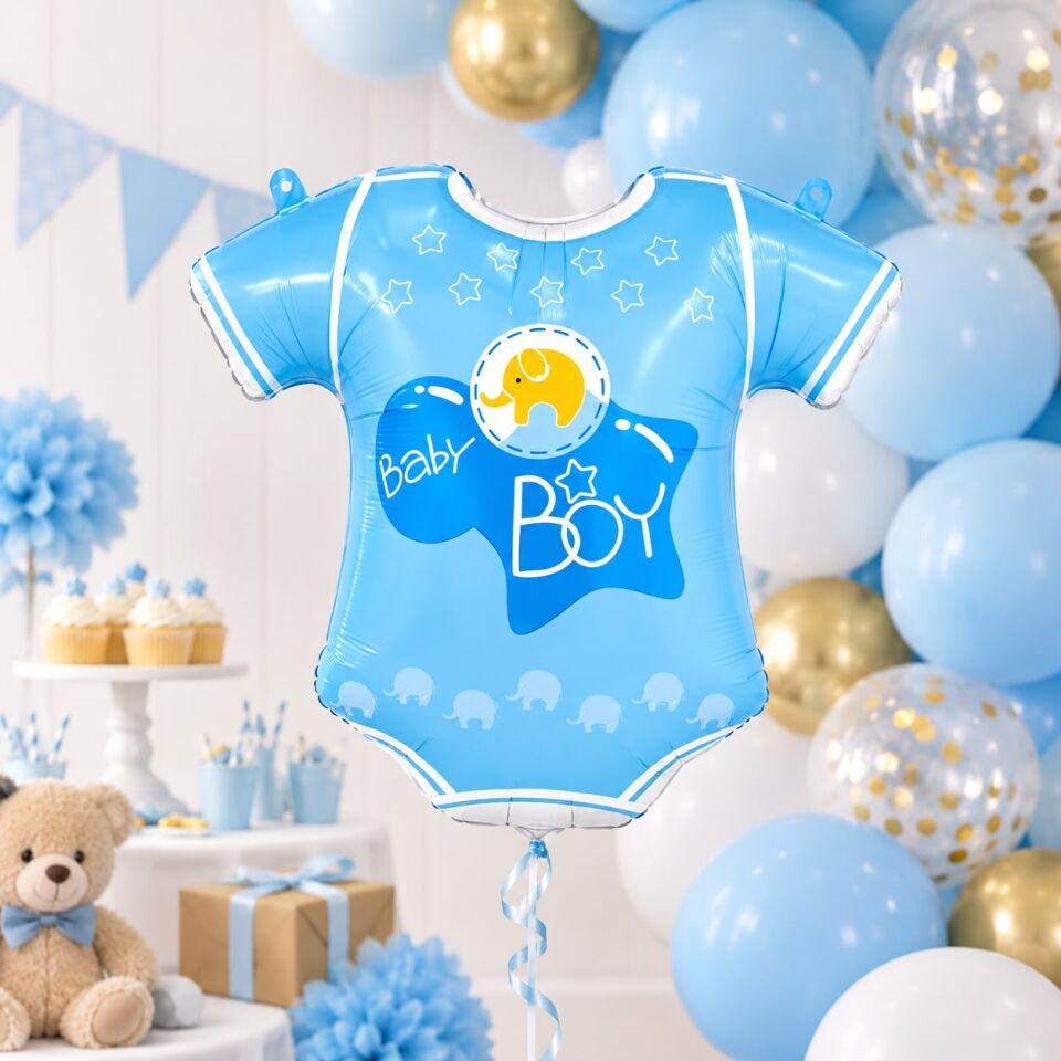 Boy Elbise Folyo Balon
